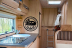 Personalized Happy Camper Metal Sign, Custom Happy Camper Yard Sign, Hanging - Image 2