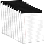 Note Pads 8.5 x 11 Inch, 10 Pack, Legal Pads 8.5 x 11, 30 Sheets Each, by Aidunmis