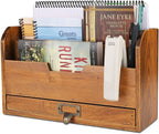 Flexzion 3 Tier Wooden Desk Organizer