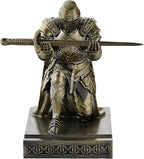 NCQIXIAO Medieval Templar Vanguard Officer Knight Pen Holder Pen Stand Desk - Image 3