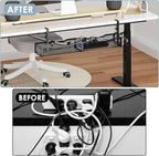 Mzmaxy Cable Management, Metal Cord Organizer - Image 6