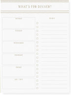 Graphique Large Magnetic Notepad, 6” x 8”–Front Says, “What’s by GraphiquedeFrance