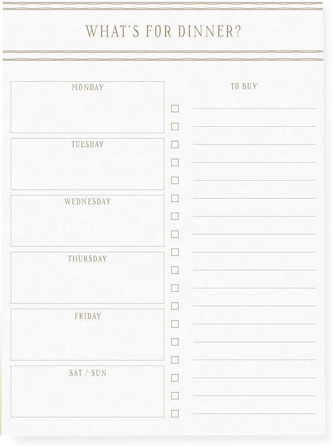 Graphique Large Magnetic Notepad, 6” x 8”–Front Says, “What’s by GraphiquedeFrance
