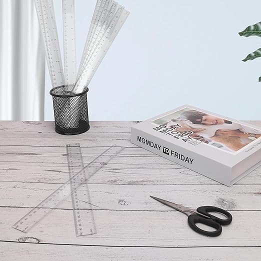 200 Pack 12 Inch Plastic Rulers Bulk, Transparent Ruler - Image 6