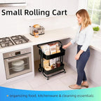 Ufriandz 2 Tier Rolling Utility Cart - Image 8