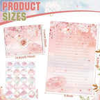 TaoBary 160 Pcs Stationery Paper Set 50 Double Sided Stationery Papers - Image 3