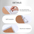 kdafio 9.8"×9.8" Cork Board Bulletin Board, Double Sided Pin Board - Image 3