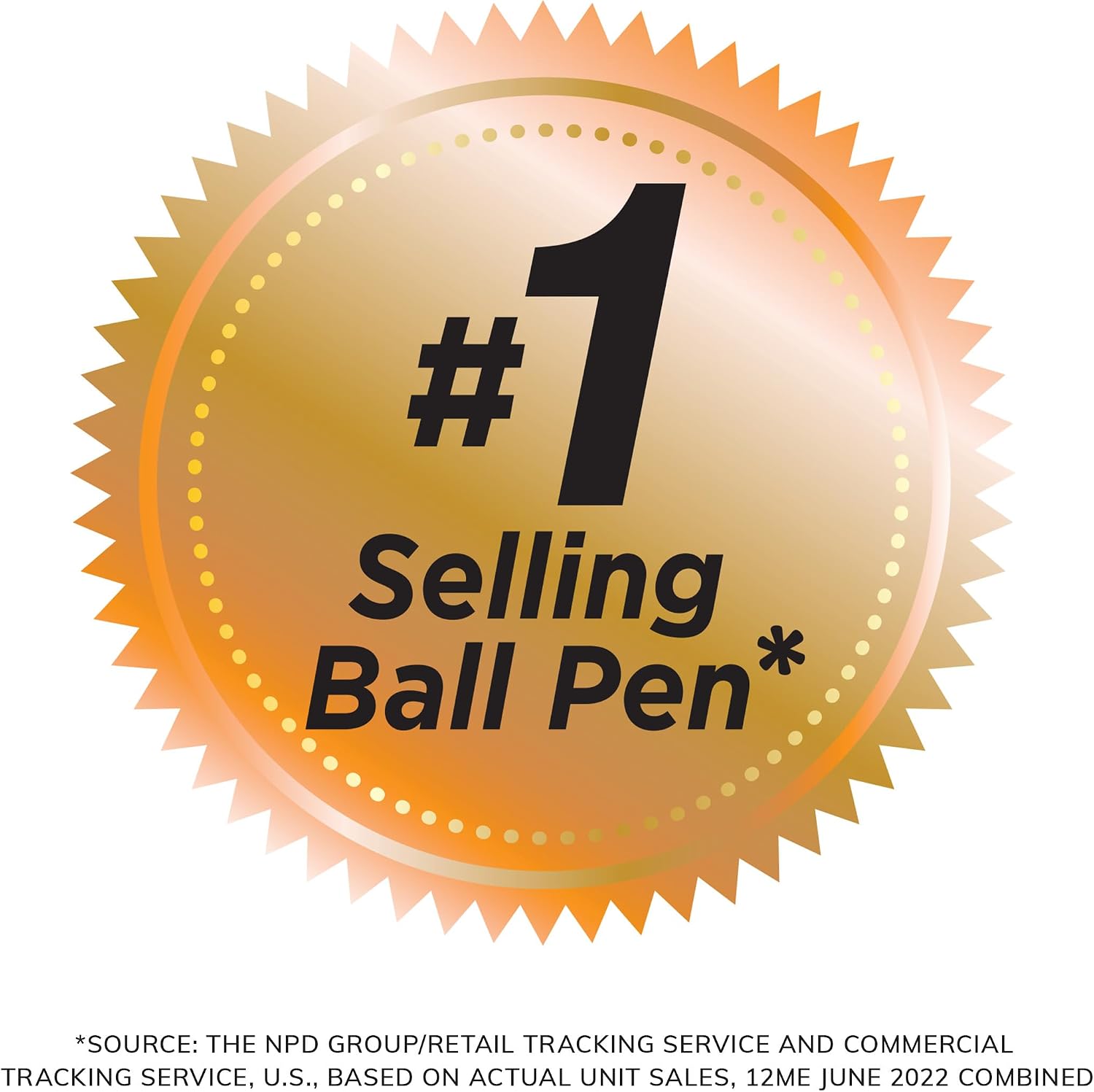 BIC Round Stic Xtra Life Blue Ballpoint Pens, Medium Point (1.0mm), Flexible Round Barrel for Writing Comfort, No. 1 Selling Ballpoint Pens 144 Count (Pack of 6)