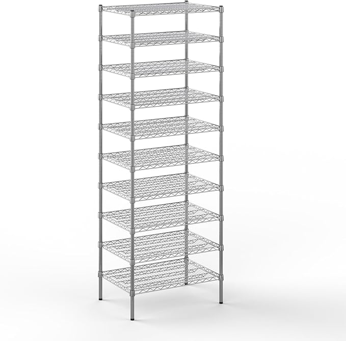 Regal Altair 21" Deep x 30" Wide x 86" Height Wire Shelving Kit | 10-Tier | NSF by Regal+Altair
