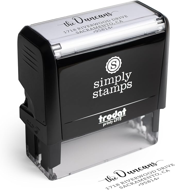 The Duncans Personalized Self-Inking Address Stamp | Envelope Return Address - Image 2