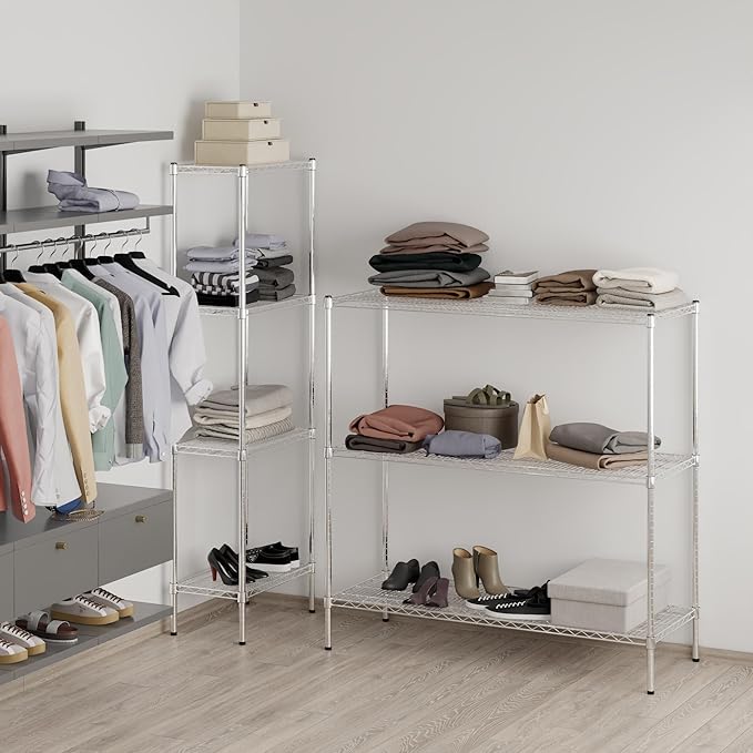 Regal Altair 21" Deep x 54" Wide x 54" Height Wire Shelving Kit | 3-Tier | NSF - Image 5