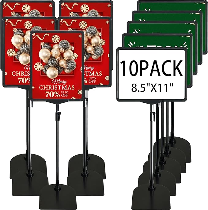 ONCEMORE Sign Holder, 8.5 x 11 Inch Sign Stand by ONCEMORE