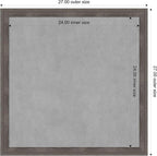 Amanti Art Grey Framed Magnetic Board 27x27 Medium Vision Board - Image 4