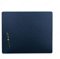Dacasso 17" x 14" Navy Blue Leatherette Luxury Conference Table Pad by Dacasso