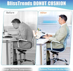 BlissTrends Donut Pillow Seat Cushion, Donut Chair Cushions - Image 5