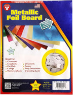 Hygloss Metallic Cardstock Sheets – 25 Shiny Dark Blue Sheets, 8.5” x 11” - Image 2