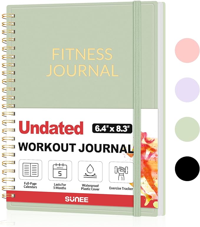 Fitness Journal Workout Planner by SUNEE