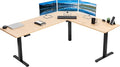 VIVO Electric Corner 75 x 63 inch L-Shaped Standing Desk, Memory Height by VIVO