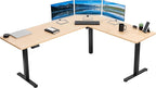 VIVO Electric Corner 75 x 63 inch L-Shaped Standing Desk, Memory Height by VIVO