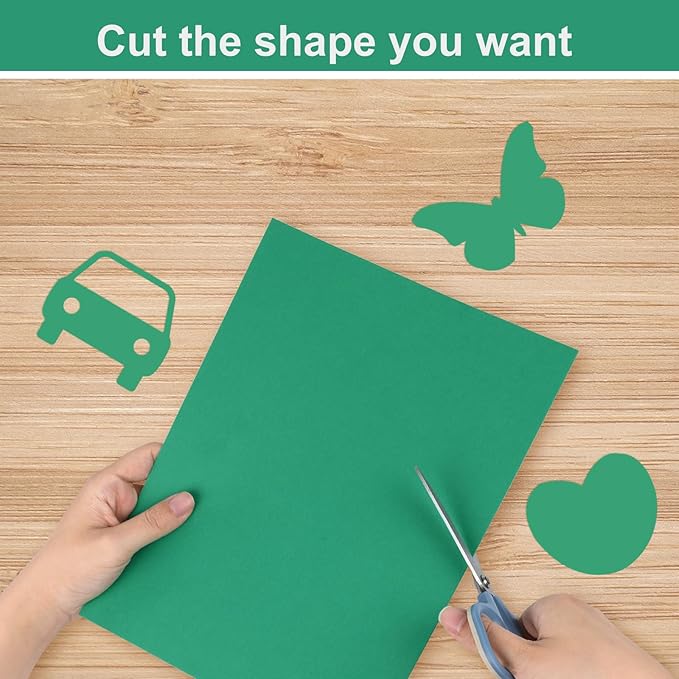 OcePor 80 Sheets Green Cardstock Paper, Colored Printer Paper 8.5 x 11 - Image 5