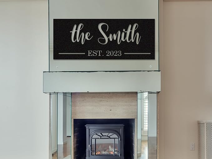Custom Metal Name Sign, Personalized Last Name Metal Sign, Family Name Sign - Image 5