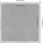 Amanti Art Silver Framed Magnetic Board 17x17 Small Vision Board - Image 3