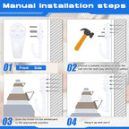 Lincia Make Ready Maintenance/Repairs Dry Erase Whiteboard Magnetic Dry Erase - Image 6