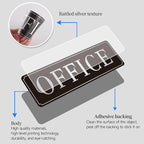 The Office Door Sign for Home and Business，Self-Adhesive Waterproof and - Image 2