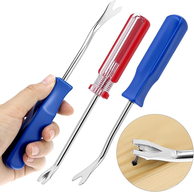 QWORK 4 Pcs Staple Remover Tool and Nail Puller Set, End Cutting Plier - Image 4