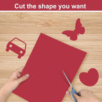 OcePor 100 Sheets Valentine's Day Red Cardstock Paper, Colored Printer Paper - Image 4