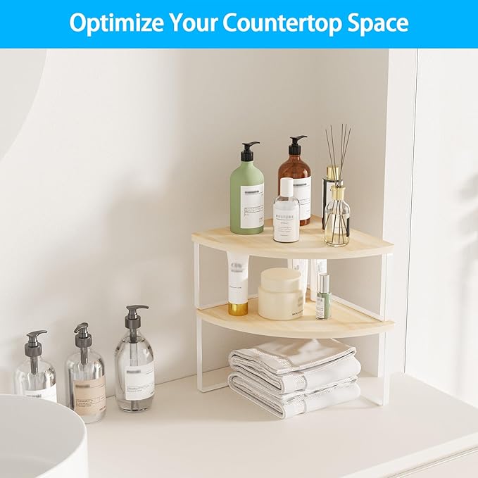 Corner Shelf Countertop Organizer - Image 5