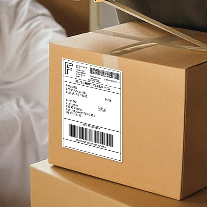 POLYSELLS Self Adhesive Address Shipping Labels - Image 6