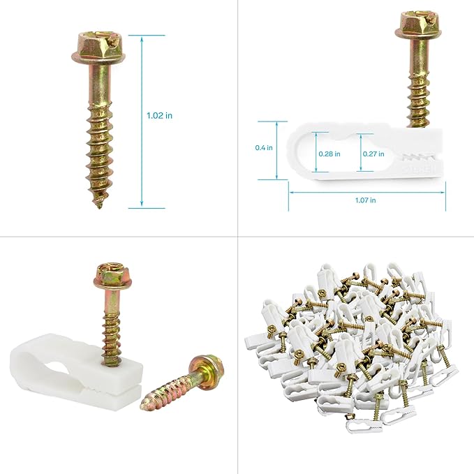 STEREN Coaxial Cable Clips - Image 4