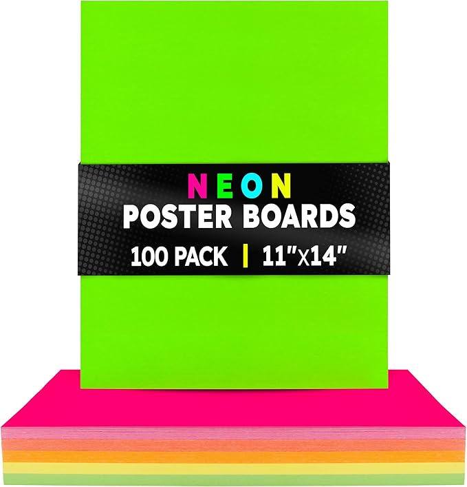 Hygloss Medium Poster Board 11x14 by HyglossProductsInc