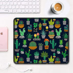 Auhoahsil Mouse Pad, 12 x 10 in Cactus Theme Computer Mouse Pad - Image 2