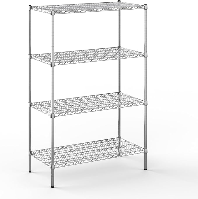 Regal Altair 21" Deep x 42" Wide x 64" Height Wire Shelving Kit | 4-Tier | NSF by Regal+Altair