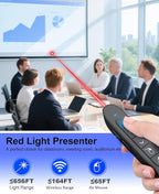 Air Mouse Clicker for Presentation Rechargeable, Presenter Clicker Remote for - Image 4