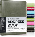 Gallery Leather Large Address Book by GalleryLeather