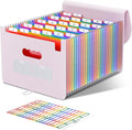 ABC life 26-Pocket Accordion File Organizer, Expanding File Folder, Letter/A4 by ABClife