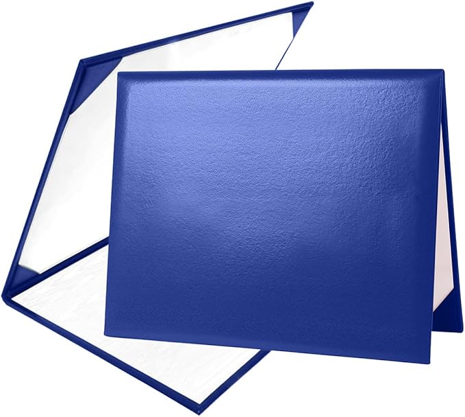 Diploma Cover 8.5” x11” Diploma Holder of Graduation Leatherette Padded - Image 2