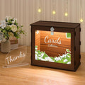 DIWNELEM Wooden Wedding Card Box by DIWNELEM