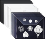 20PCS/Set 10 PCS 0.5mm Thickness Magnetic Sheets and 10PCS 7x5inch Clear by Briartw
