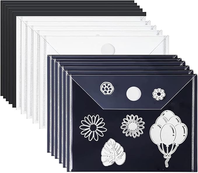 20PCS/Set 10 PCS 0.5mm Thickness Magnetic Sheets and 10PCS 7x5inch Clear by Briartw