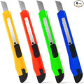 TIFICAL 4 Pack Box Cutter, 9mm Snap-off Utility Knife, Box Cutter Retractable by TIFICAL