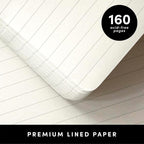 PAPERAGE Lined Spiral Journal Notebook, 160 Pages, Large B5 Hardcover Journal - Image 4
