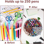 Absonic Acrylic Pen Holder Crayon Organizer - Image 5