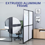 VIVO Modular Wall System, 2 PET and Whiteboard Panels, Professional Office - Image 6