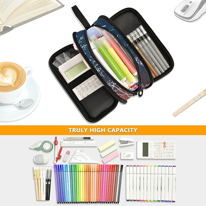 BOENLE Soccer Football Ball Pencil Case Box Boys Girls Large Pencil Pouch - Image 5
