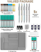 Nicpro 36PCS Blocky Gear Mechanical Pencil Set - Image 7
