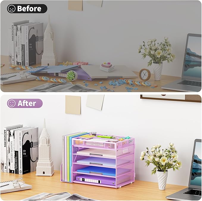 Marbrasse 5-Tier Desk Organizer - Image 5